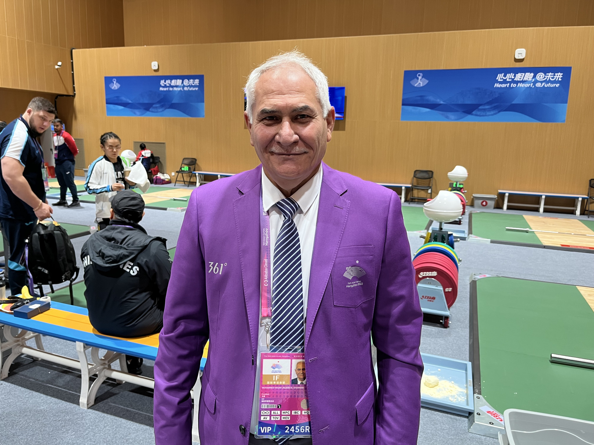 IWF President Mohammed Jalood was praised by his colleagues for his part in weightlifting's reforms ©ITG (Image obtained at insidethegames.biz)