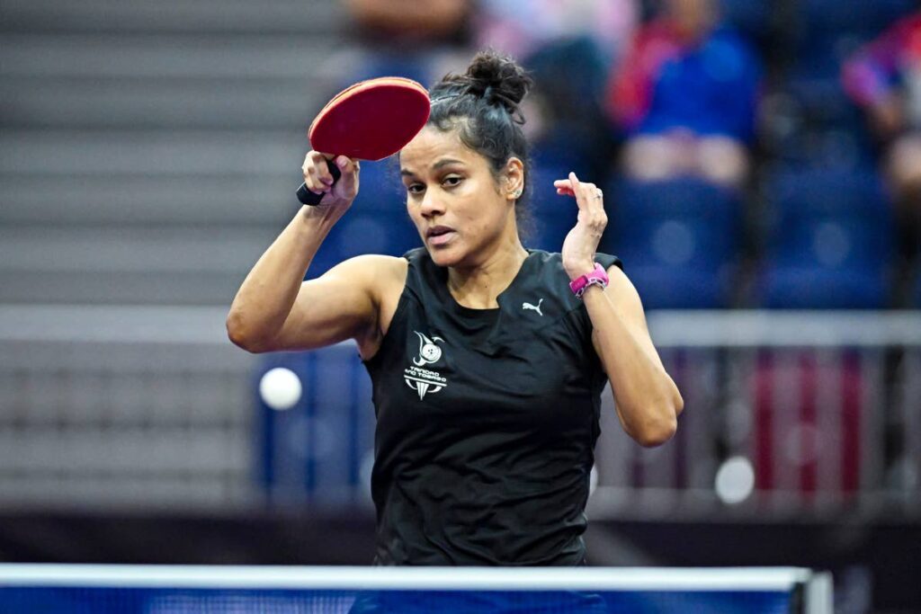 Trinidad and Tobago’s Rheann Chung in action at the Americas Olympic Qualifiers in Peru. - (Image obtained at newsday.co.tt)