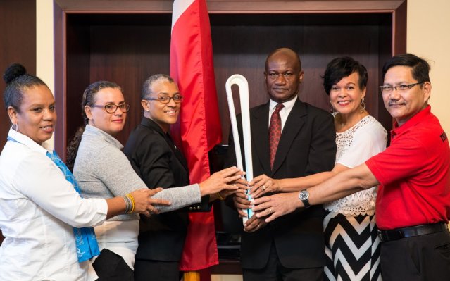 Queen’s Baton Arrives in Trinidad and Tobago