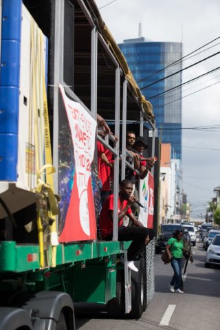 Road to Rio2016 Tour around Port of Spain.