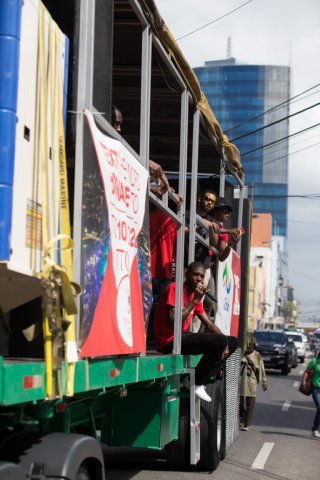 Road to Rio2016 Tour around Port of Spain.